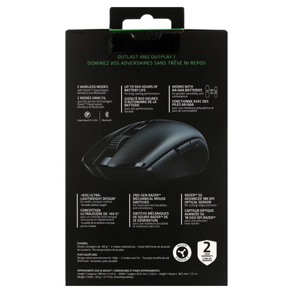 Orochi V2 Roblox Edition Wireless Gaming Mouse for PC, 2.4Ghz, Bluetooth, 6 Buttons, Black
